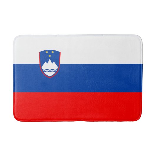 Slovenia Flag バスマット (正面)