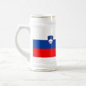 Slovenia Flag ビールジョッキ (左)