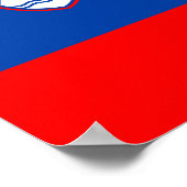Slovenia Flag ポスター (角)
