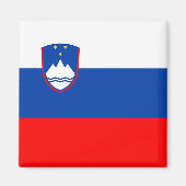 Slovenia Flag マグネット (正面)