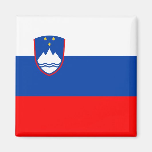 Slovenia Flag マグネット (正面)