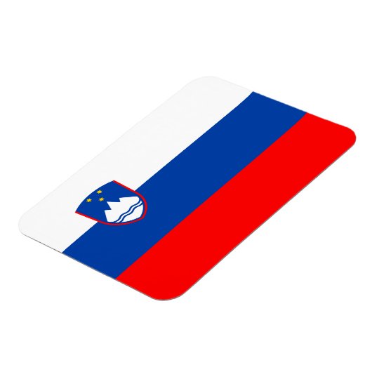 Slovenia Flag マグネット (左側)