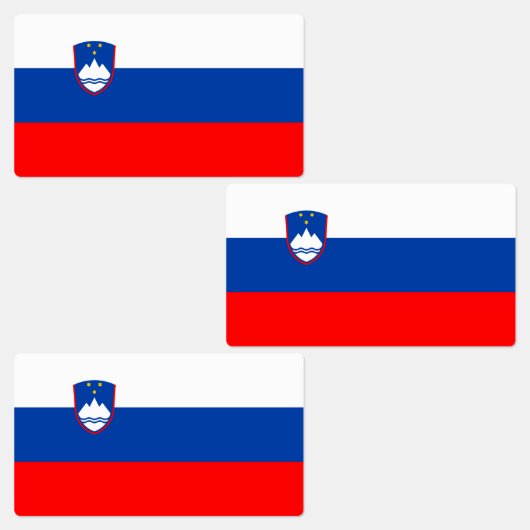 Slovenia Flag ラベル (グループ)