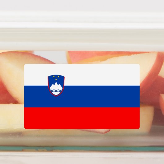 Slovenia Flag ラベル (貼付)