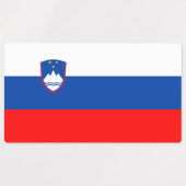 Slovenia Flag ラベル (デザイン2)