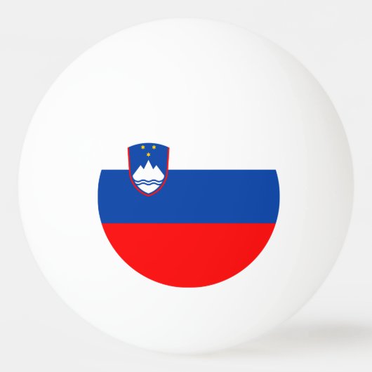Slovenia Flag 卓球ボール (正面)