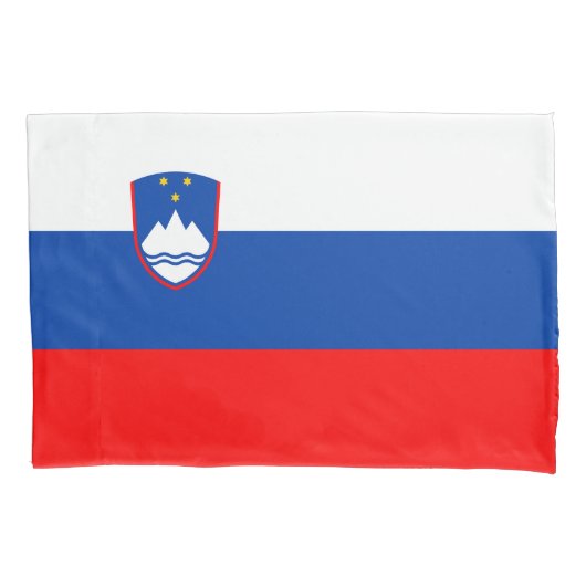 Slovenia Flag 枕カバー (正面)
