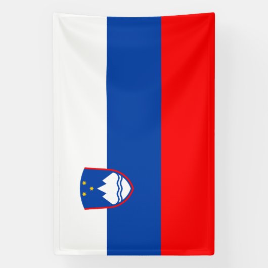 Slovenia Flag 横断幕 (縦)