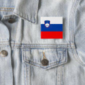 Slovenia Flag 缶バッジ (インサイチュ)