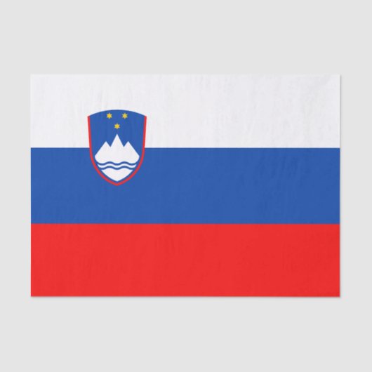 Slovenia Flag 薄葉紙 (正面)