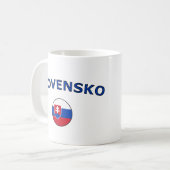 Slovensko コーヒーマグカップ (正面左)