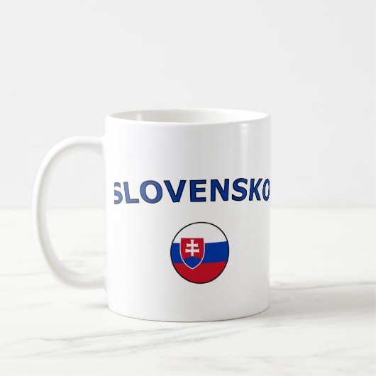 Slovensko コーヒーマグカップ (左)