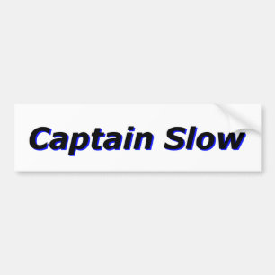 slow大尉 バンパーステッカー
