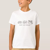 Slow and Steady Kids T-Shirt Tシャツ (正面)