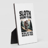 Slow and Steady Sloth Hiking Team フォトプラーク (側面)