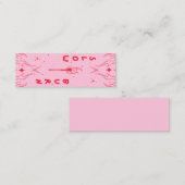 SLOW BURN – ブックマーク🔥 スキニー名刺 (正面/裏面)