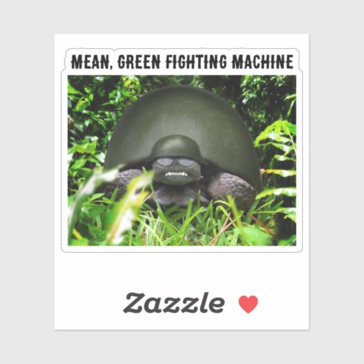 Slow Commando Turtle シール (シート)