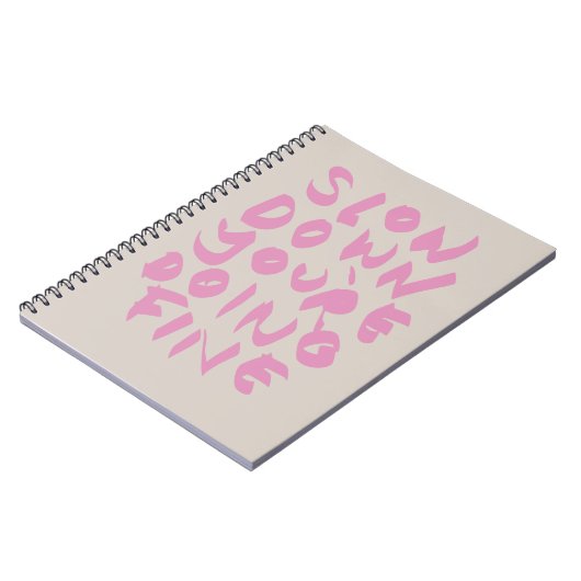 SLOW DOWN ノートブック (左側)