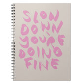 SLOW DOWN ノートブック (正面)