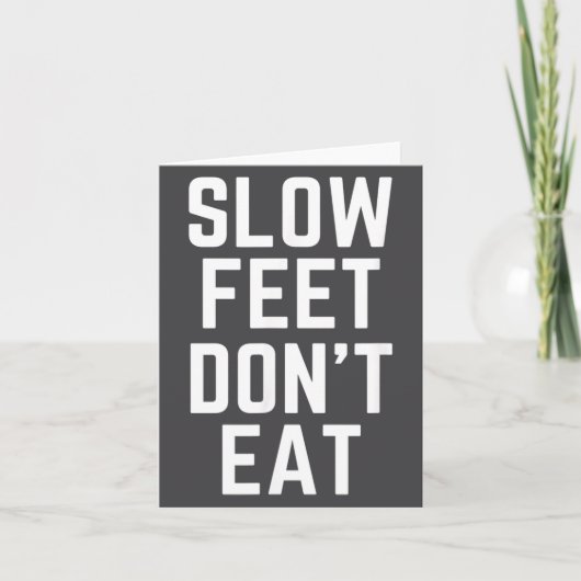 Slow Feet Don't Eat Baseball  カード (正面)