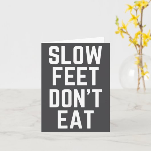 Slow Feet Don't Eat Baseball  カード (黄色い花)