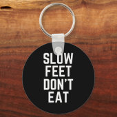 Slow Feet Don't Eat Baseball  キーホルダー (正面)