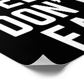 Slow Feet Don't Eat Baseball  ポスター (角)