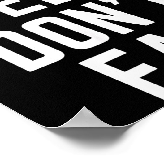 Slow Feet Don't Eat Baseball  ポスター (角)