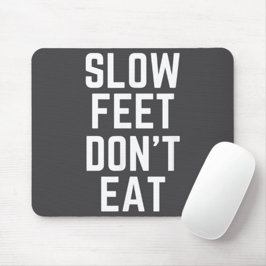 Slow Feet Don't Eat Baseball マウスパッド (マウス)