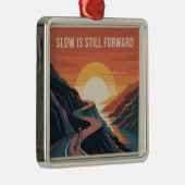 Slow Is Still Forward メタルオーナメント (右)