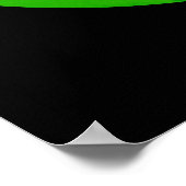 Slow Jam おもしろい Music Animal Pun Dark BG ポスター (角)