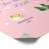 Slow Living 2026 Watercolor Illustration  ポスター (角)