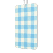 Slow-Living Summer Sky Check カーエアーフレッシュナー (左)