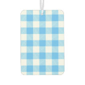 Slow-Living Summer Sky Check カーエアーフレッシュナー (裏面)