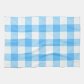 Slow-Living Summer Sky Check キッチンタオル (横)
