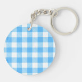 Slow-Living Summer Sky Check キーホルダー (裏面)