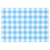 Slow-Living Summer Sky Check テーブルクロス (正面(横))