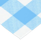 Slow-Living Summer Sky Check テーブルクロス (アングル)