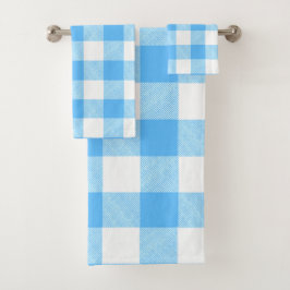 Slow-Living Summer Sky Check バスタオルセット