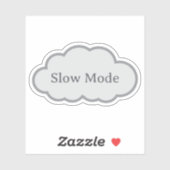 Slow Mode - Relatable Cloud Sticker シール (シート)