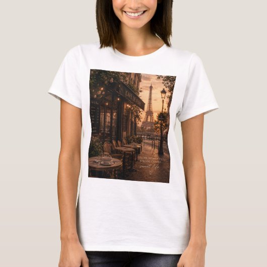Slow Moments. Strong Coffee. Sweet Life. | Vintage Tシャツ (正面)