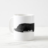 Slow Morning, Lazy Bulldog コーヒーマグカップ (正面左)