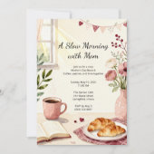 Slow Morning with Mom Cozy Mother’s Day Brunch 招待状 (正面)