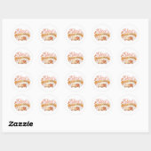 Slow Mornings & Old Books Cozy Sticker ラウンドシール (シート)