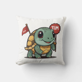 Slow Progress Is Still Progress – Cute Kawaii Turt クッション