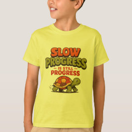 Slow Progress Is Still Progress Turtle Motivation Tシャツ