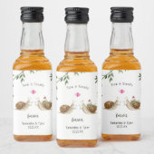 Slow & Steady Snail Wedding Favor リキュールボトルラベル (ボトル)