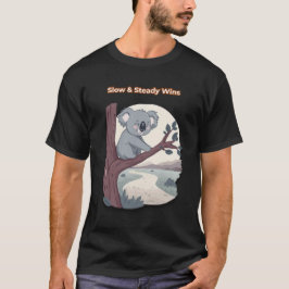 **"Slow & Steady Wins – Motivational Cute Koala "* Tシャツ