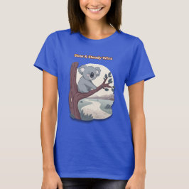 **"Slow & Steady Wins – Motivational Cute Koala "* Tシャツ