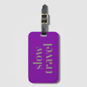 Slow Travel ラゲッジタグ (正面縦)